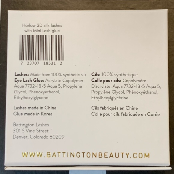 2/$35 Battington 3D Silk Lashes in Harlow - Picture 2 of 2